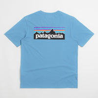 Patagonia P-6 Logo T-Shirt - Shore Blue thumbnail