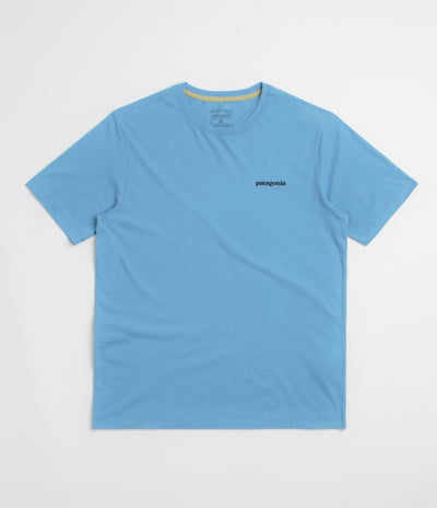 Patagonia P-6 Logo T-Shirt - Shore Blue