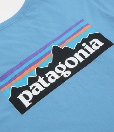 Patagonia P-6 Logo T-Shirt - Shore Blue