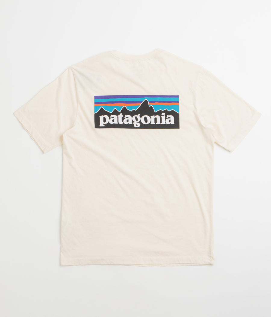 Patagonia P-6 Logo T-Shirt - Undyed Natural