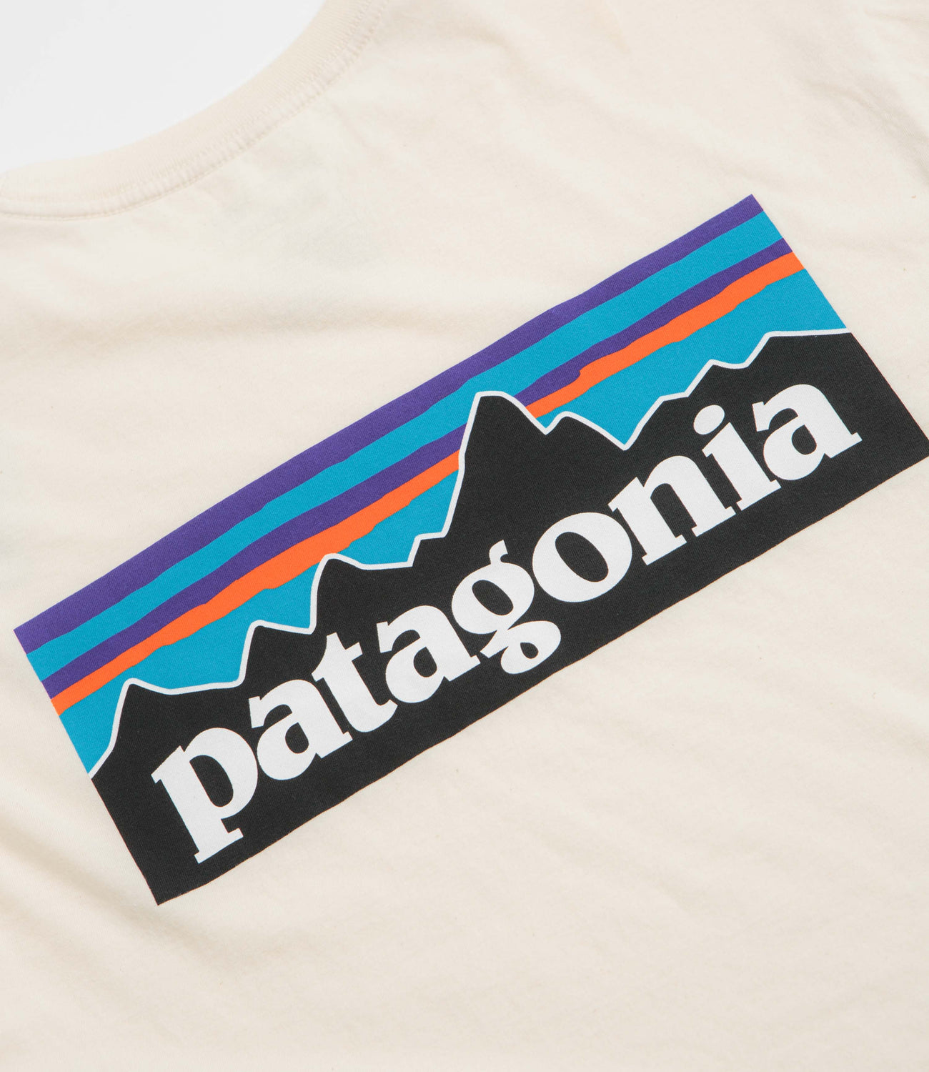 Patagonia P-6 Logo T-Shirt - Undyed Natural | flatspot