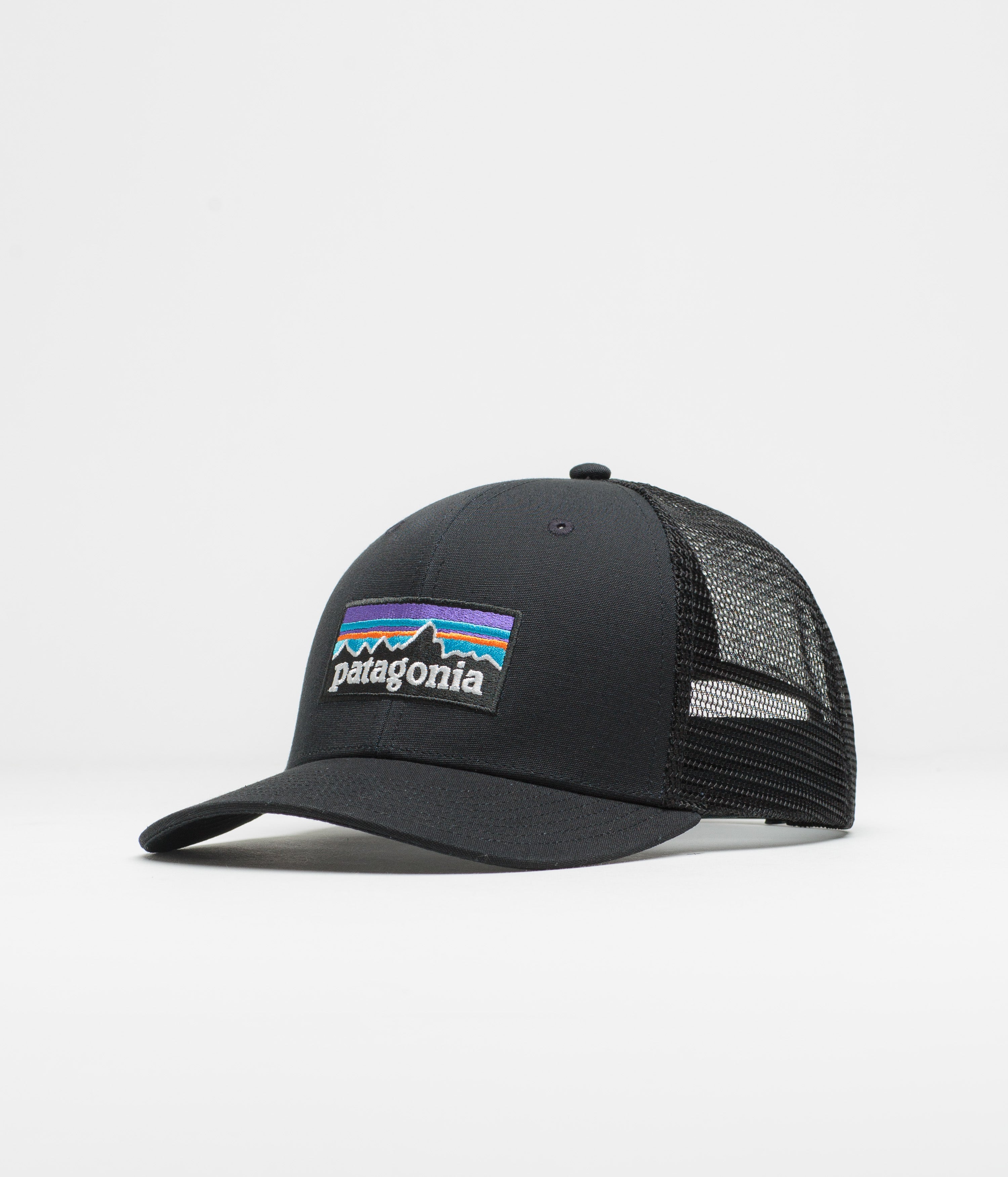 Patagonia P-6 Logo Trucker Cap - Black