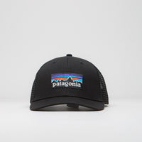 Patagonia P-6 Logo Trucker Cap - Black thumbnail
