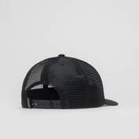 Patagonia P-6 Logo Trucker Cap in Black thumbnail