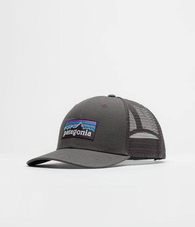 Patagonia P-6 Logo Trucker Cap - Forge Grey
