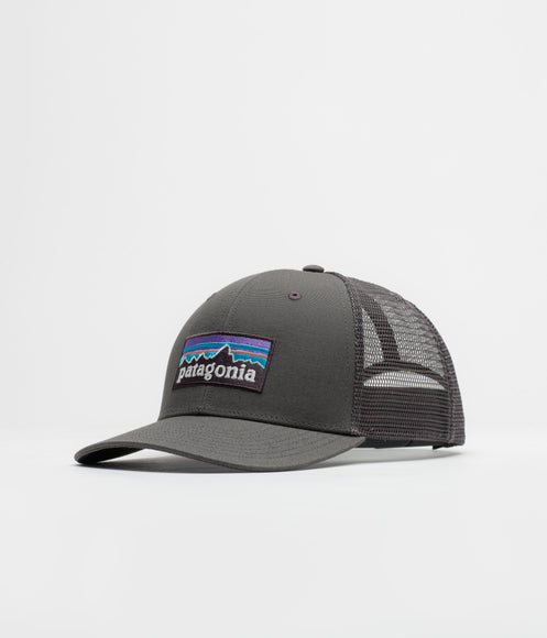 Patagonia P-6 Logo Trucker Cap - Forge Grey