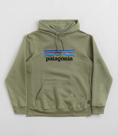 Patagonia P-6 Logo Uprisal Hoodie in Buckhorn Green