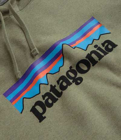 Patagonia P-6 Logo Uprisal Hoodie in Buckhorn Green