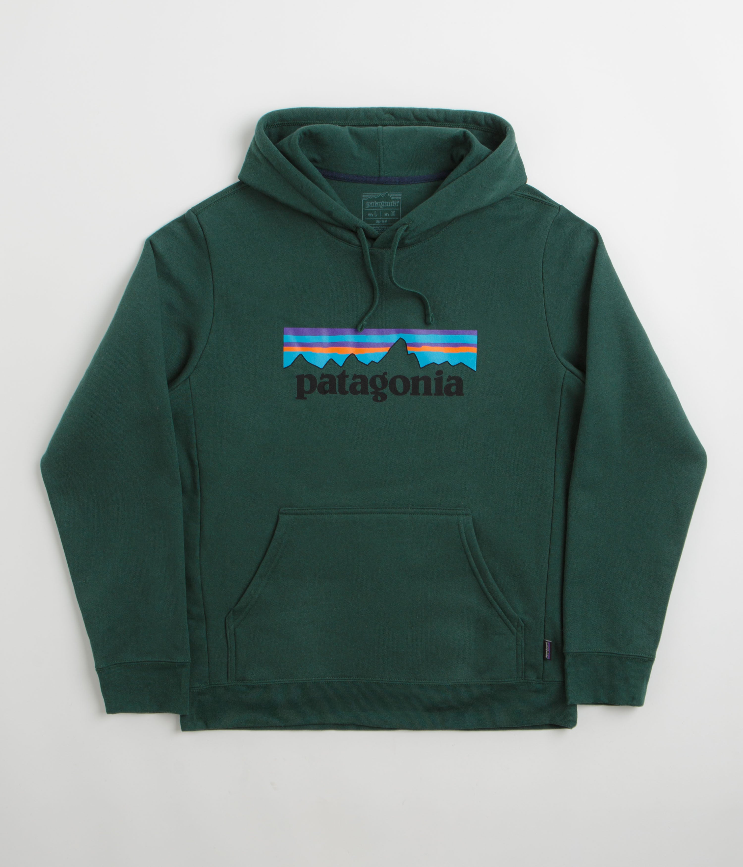 Patagonia P-6 Logo Uprisal Hoodie in Cascade Green