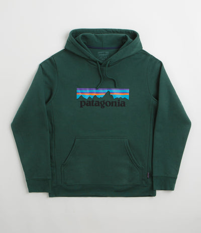 Patagonia P-6 Logo Uprisal Hoodie - Cascade Green