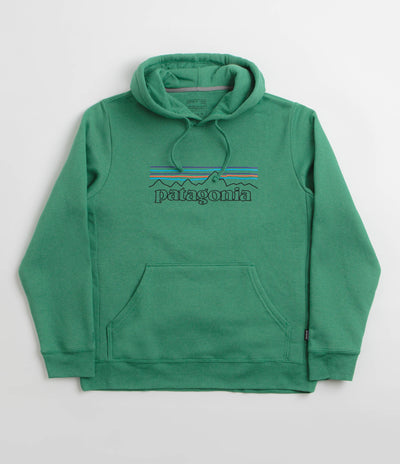 Patagonia P-6 Logo Uprisal Hoodie in P-6 Outline: Heartleaf Green