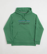 Patagonia P-6 Logo Uprisal Hoodie in P-6 Outline: Heartleaf Green