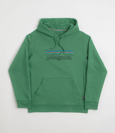 Patagonia P-6 Logo Uprisal Hoodie in P-6 Outline: Heartleaf Green