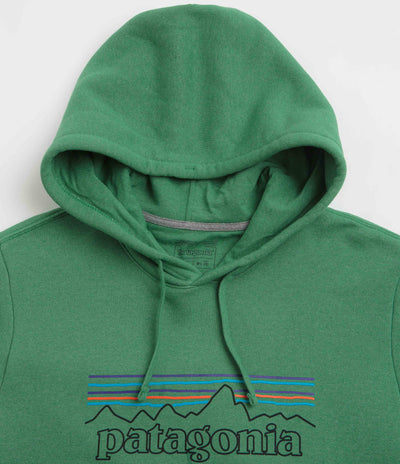 Patagonia P-6 Logo Uprisal Hoodie in P-6 Outline: Heartleaf Green