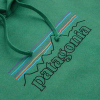 Patagonia P-6 Logo Uprisal Hoodie in P-6 Outline: Heartleaf Green thumbnail