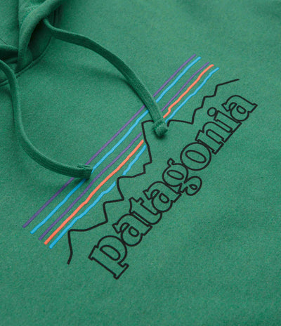 Patagonia P-6 Logo Uprisal Hoodie in P-6 Outline: Heartleaf Green