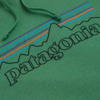 Patagonia P-6 Logo Uprisal Hoodie in P-6 Outline: Heartleaf Green thumbnail