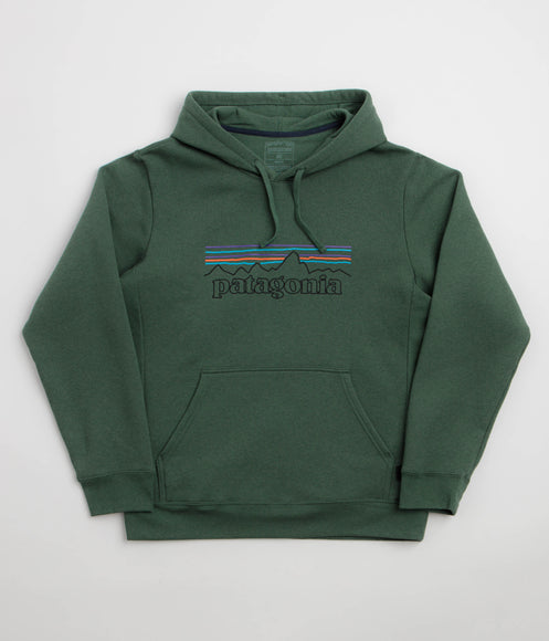 Patagonia P-6 Logo Uprisal Hoodie - P-6 Outline: Canopy Green