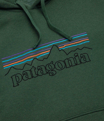Patagonia P-6 Logo Uprisal Hoodie - P-6 Outline: Canopy Green