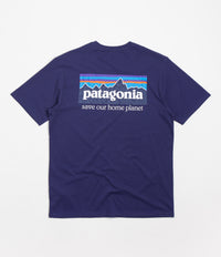 Patagonia P-6 Mission Organic T-Shirt - Sound Blue