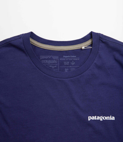 Patagonia P-6 Mission Organic T-Shirt - Sound Blue