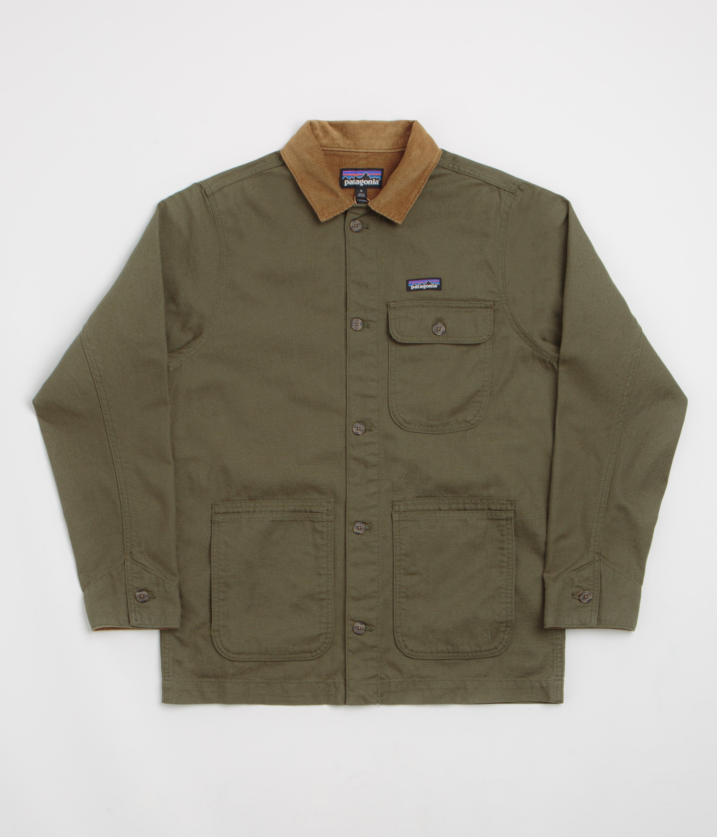 Patagonia Point Reyes Canvas Jacket in Basin Green