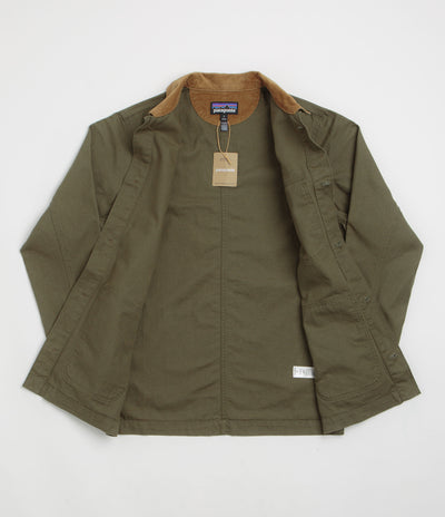 Patagonia Point Reyes Canvas Jacket in Basin Green