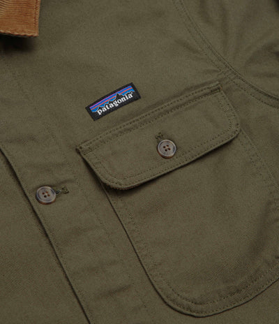 Patagonia Point Reyes Canvas Jacket in Basin Green