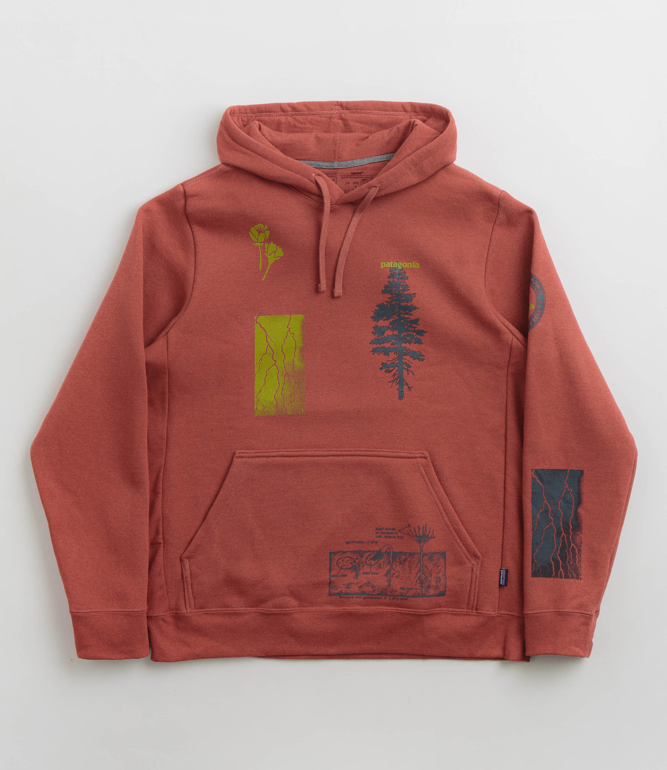 Patagonia Pyrophytes Uprisal Hoodie Burl Red Flatspot