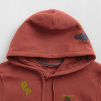 Red patagonia hoodie hot sale