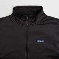 Patagonia R1 Daily Zip Neck Sweatshirt - Ink Black - Black X-Dye thumbnail