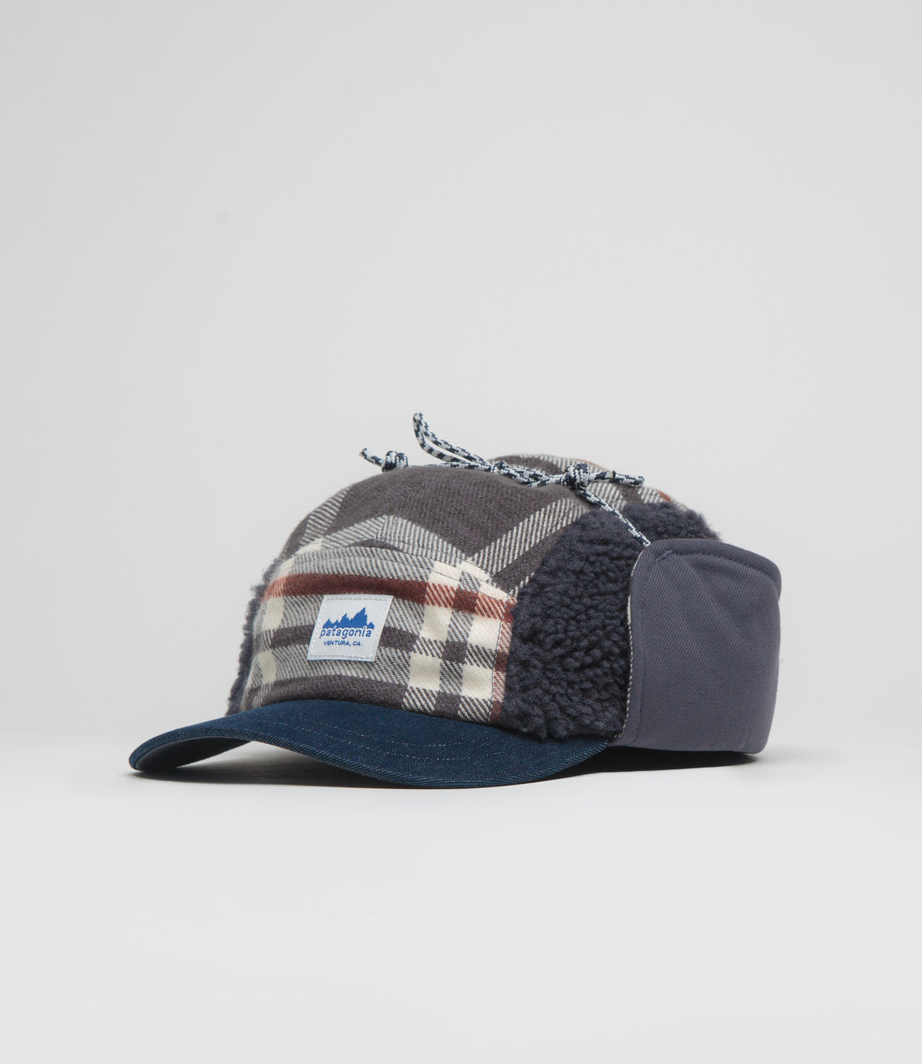 Patagonia Range Earflap Cap - Catch: Ink Black | flatspot