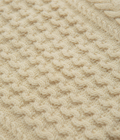 Patagonia Recycled Cable Knit Crewneck Sweatshirt in Natural