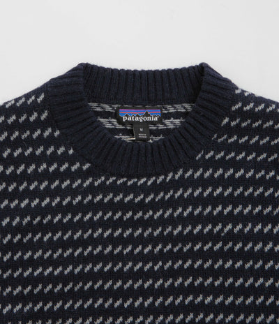 Patagonia Recycled Wool Sweatshirt - Classic Navy
