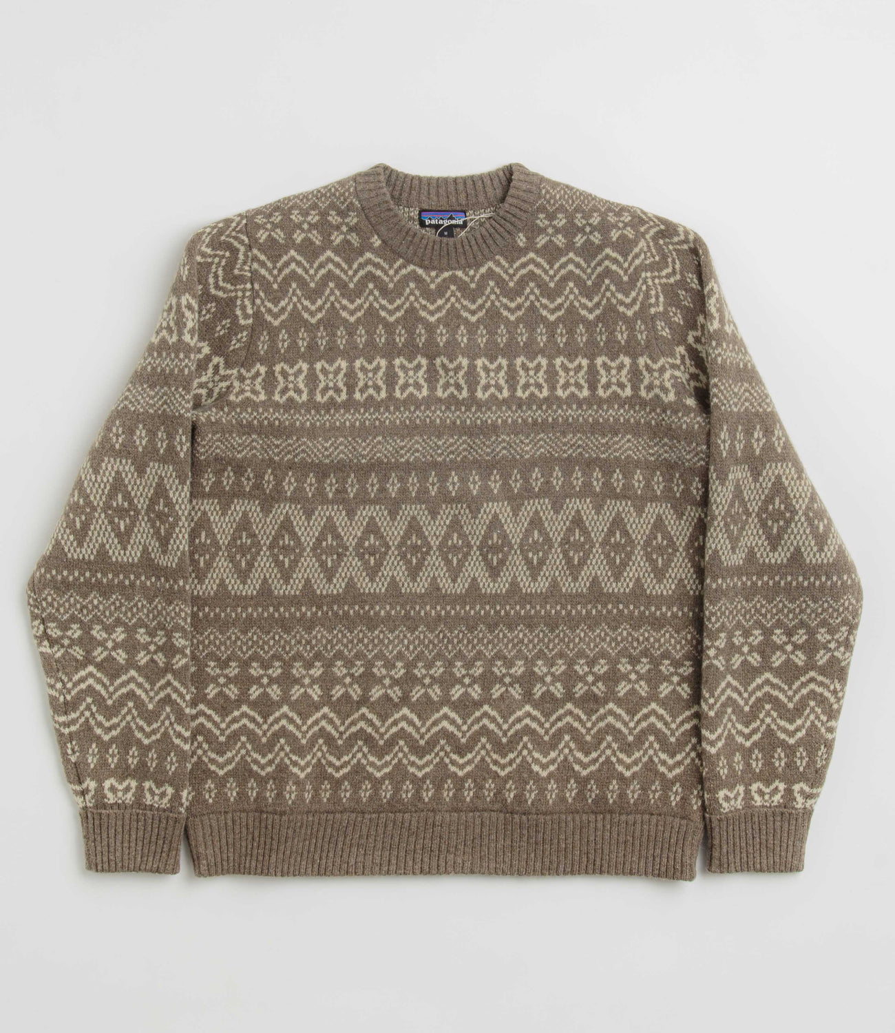 Patagonia Recycled Wool Sweatshirt Helmsman Seabird Grey Flatspot