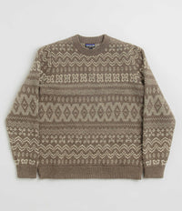 Patagonia Recycled Wool Sweatshirt in Helmsman: Seabird Grey