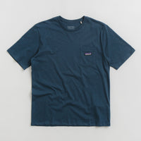 Patagonia Regenerative Organic Pocket T-Shirt in Tidepool Blue thumbnail