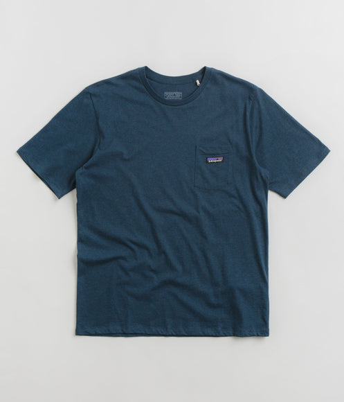 Patagonia Regenerative Organic Pocket T-Shirt - Tidepool Blue