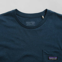 Patagonia Regenerative Organic Pocket T-Shirt in Tidepool Blue thumbnail