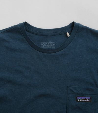 Patagonia Regenerative Organic Pocket T-Shirt in Tidepool Blue