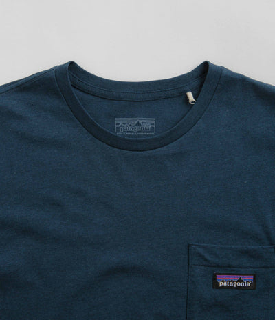 Patagonia Regenerative Organic Pocket T-Shirt - Tidepool Blue