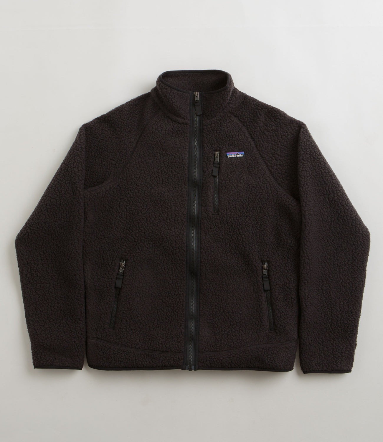 Patagonia Retro Pile Fleece Jacket - Black | flatspot