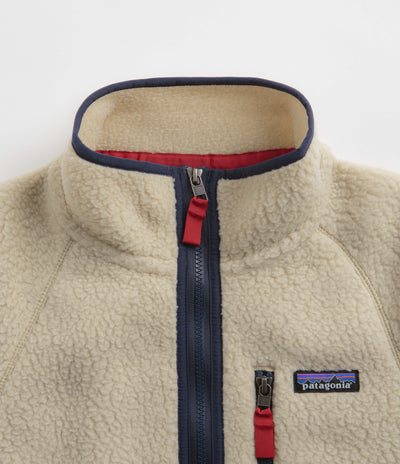 Patagonia men's retro pile hotsell fleece jacket el cap khaki