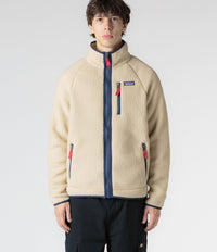 Patagonia retro pile fleece khaki top