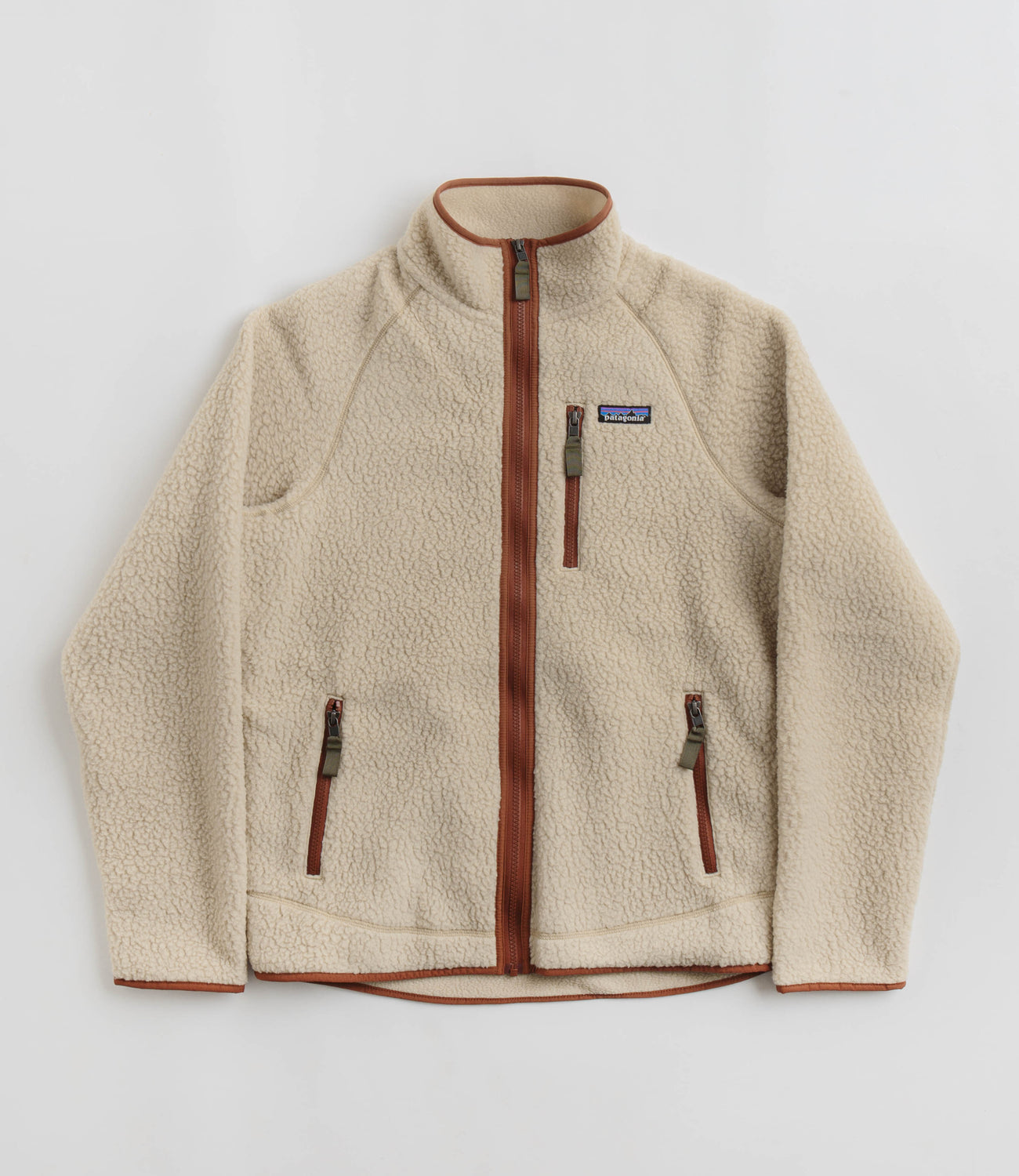Patagonia retro pile hotsell fleece el cap khaki