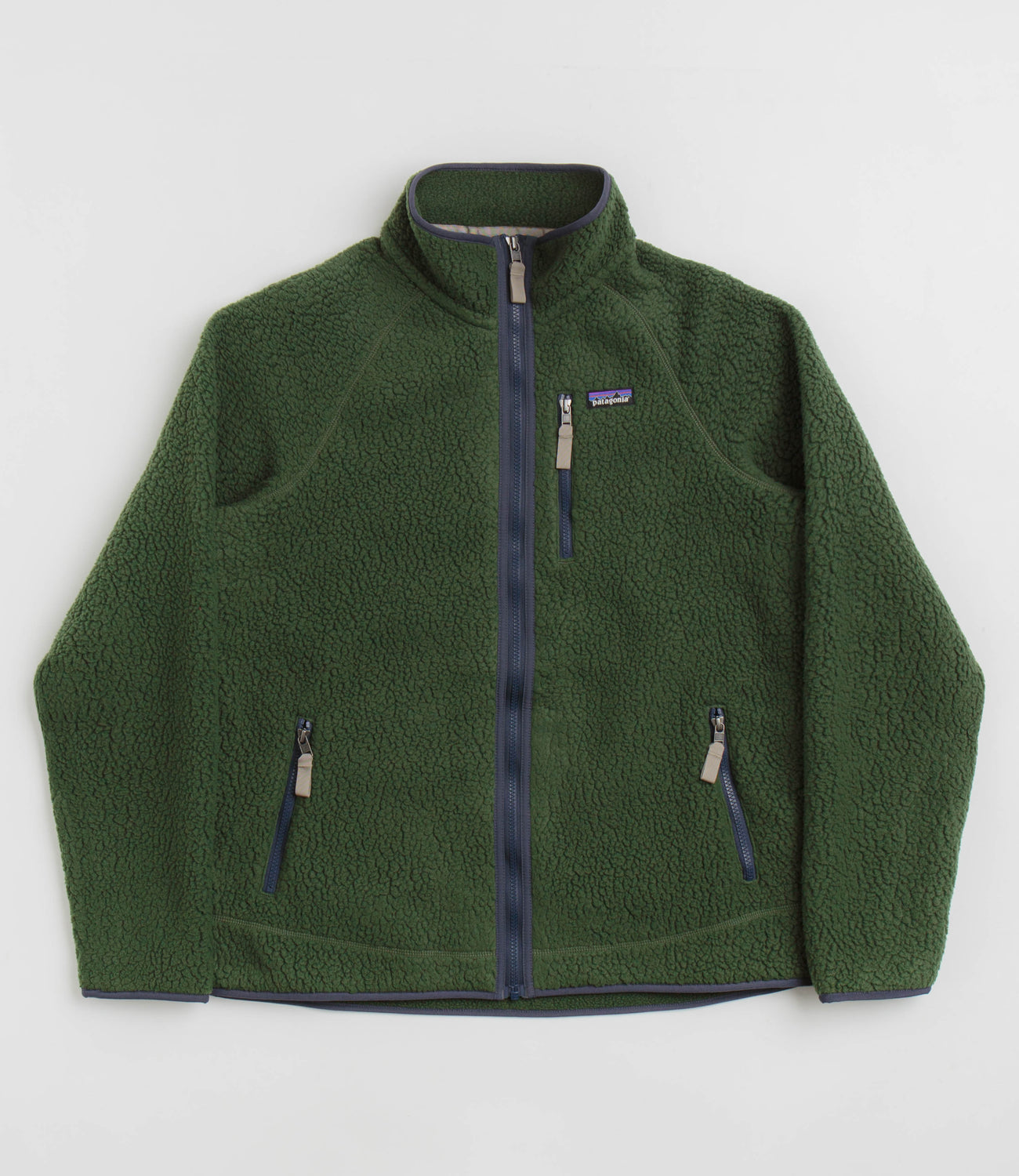 Patagonia Retro Pile Fleece Jacket Torrey Pine Green Flatspot