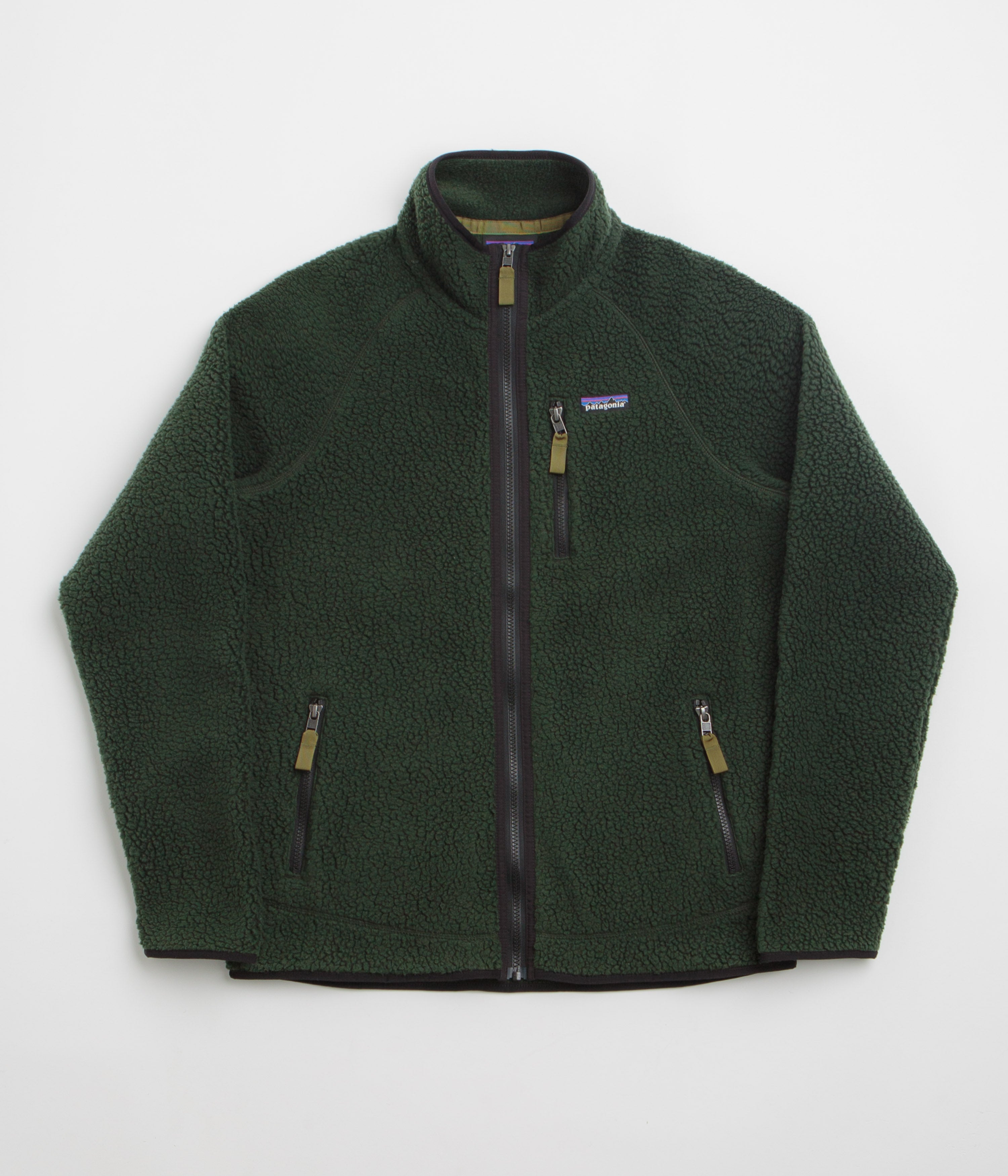 Patagonia Retro Pile Fleece in Old Growth Green