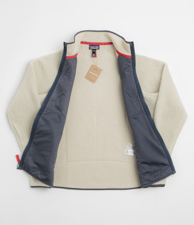 Patagonia Retro Pile Fleece - Pelican / Smolder Blue