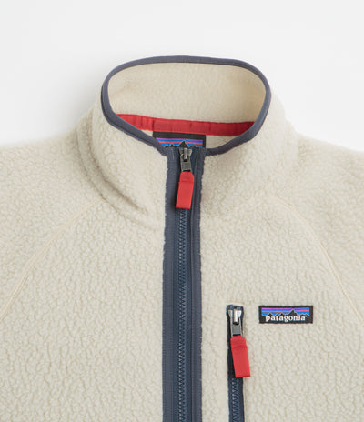 Patagonia Retro Pile Fleece - Pelican / Smolder Blue