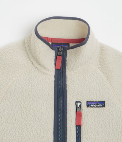 Patagonia Retro Pile Fleece in Pelican and Smolder Blue